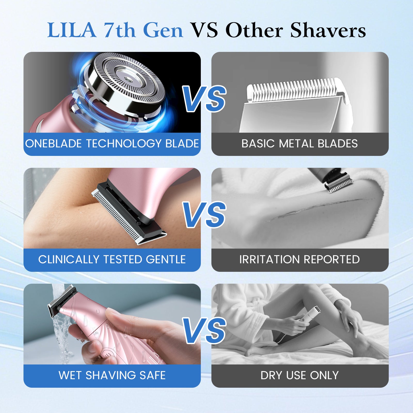 Pearl P1 2 in 1 Women Bikini Trimmer & Shaver